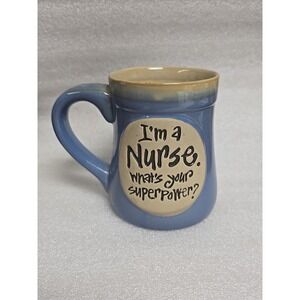 Burton Porcelain Mug - Nursing Sayings I'm a Nurse What's Your‎ Superpower?